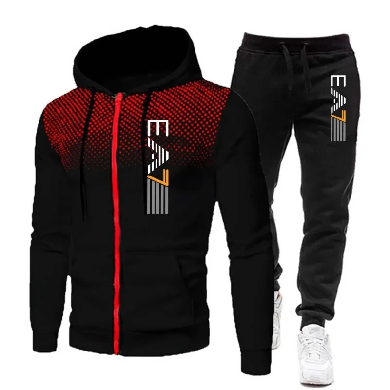 Thermal Long John - Warm Hooded Sports Outfit For Men
