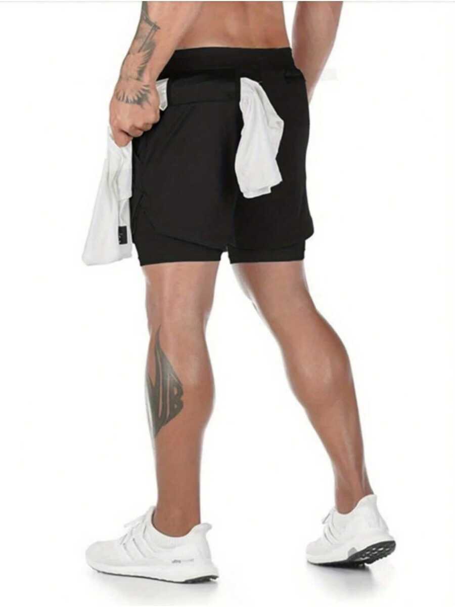 Mens 2-In-1 Quick-Dry Athletic - огляд і ціна Compression Shorts Athletes