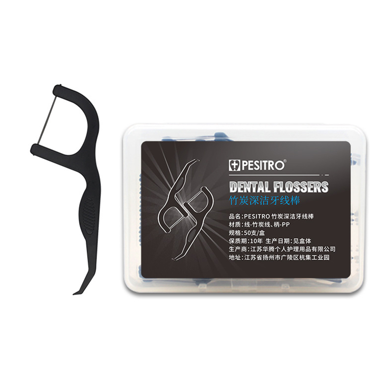 Dental Floss Teeth Stick 50 Pc - огляд і ціна Bamboo Fiber Trunk