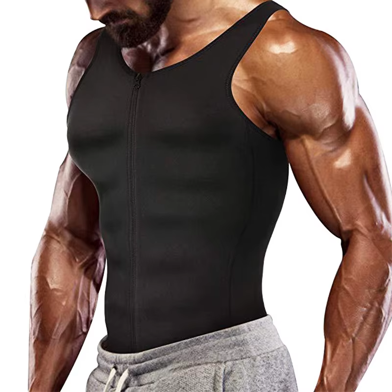 Men's Slimming Sauna Suits Com - огляд і ціна Sleeveless Undershirt