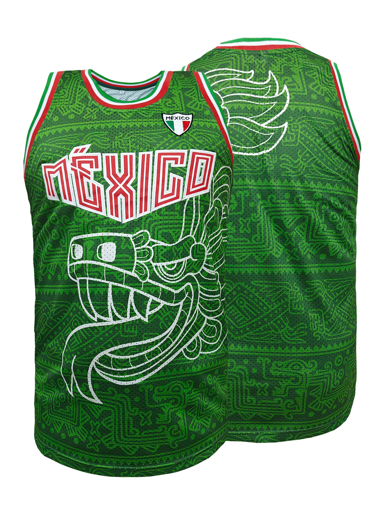 Mexico Embroidered Basketball  - огляд і ціна Sleeveless Undershirt