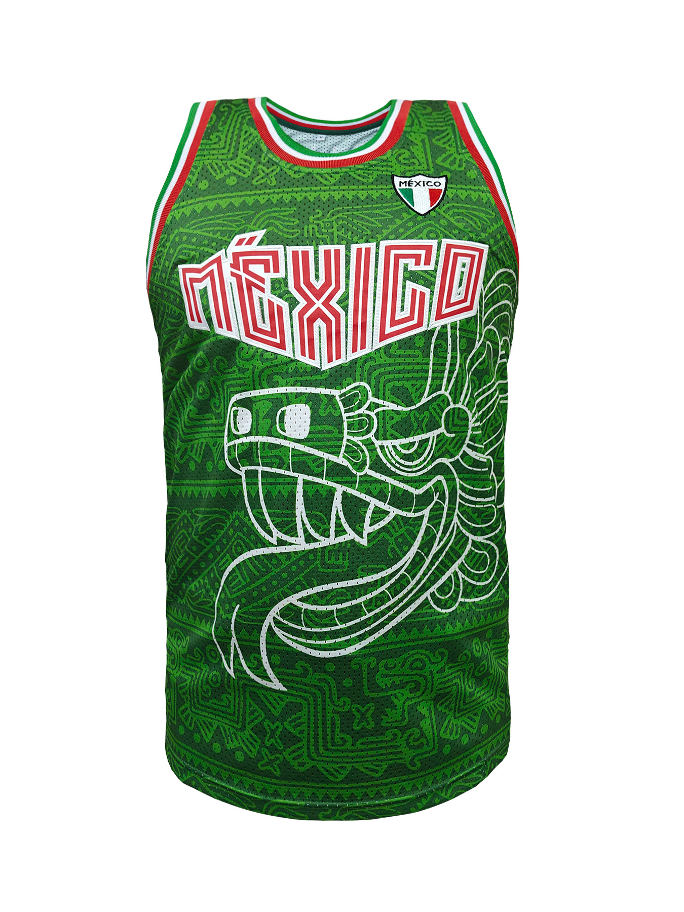 Mexico Embroidered Basketball  - огляд і ціна Sleeveless Undershirt