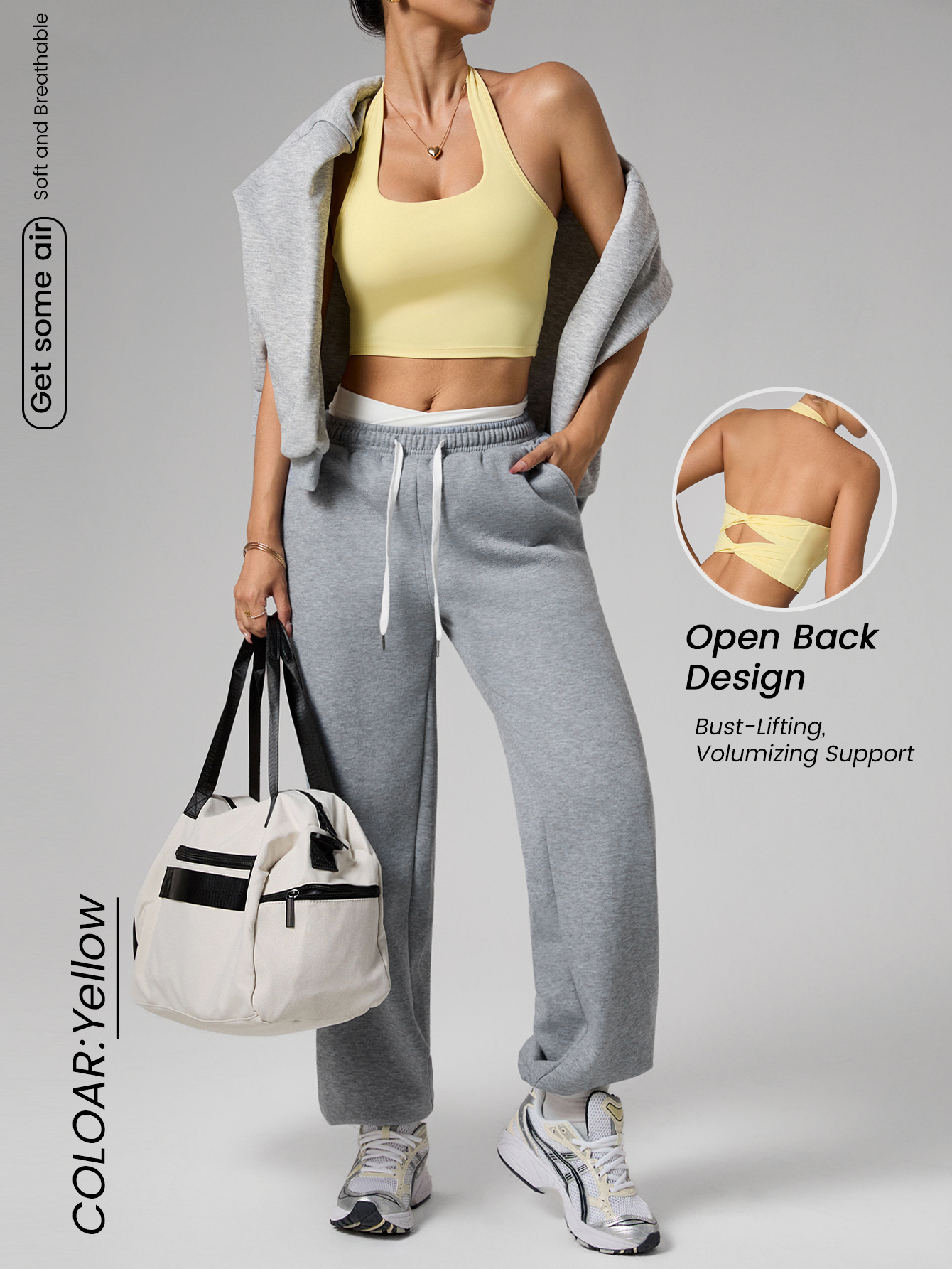 Women's Double Bowknot Halter  - огляд і ціна Suspender Tank Top