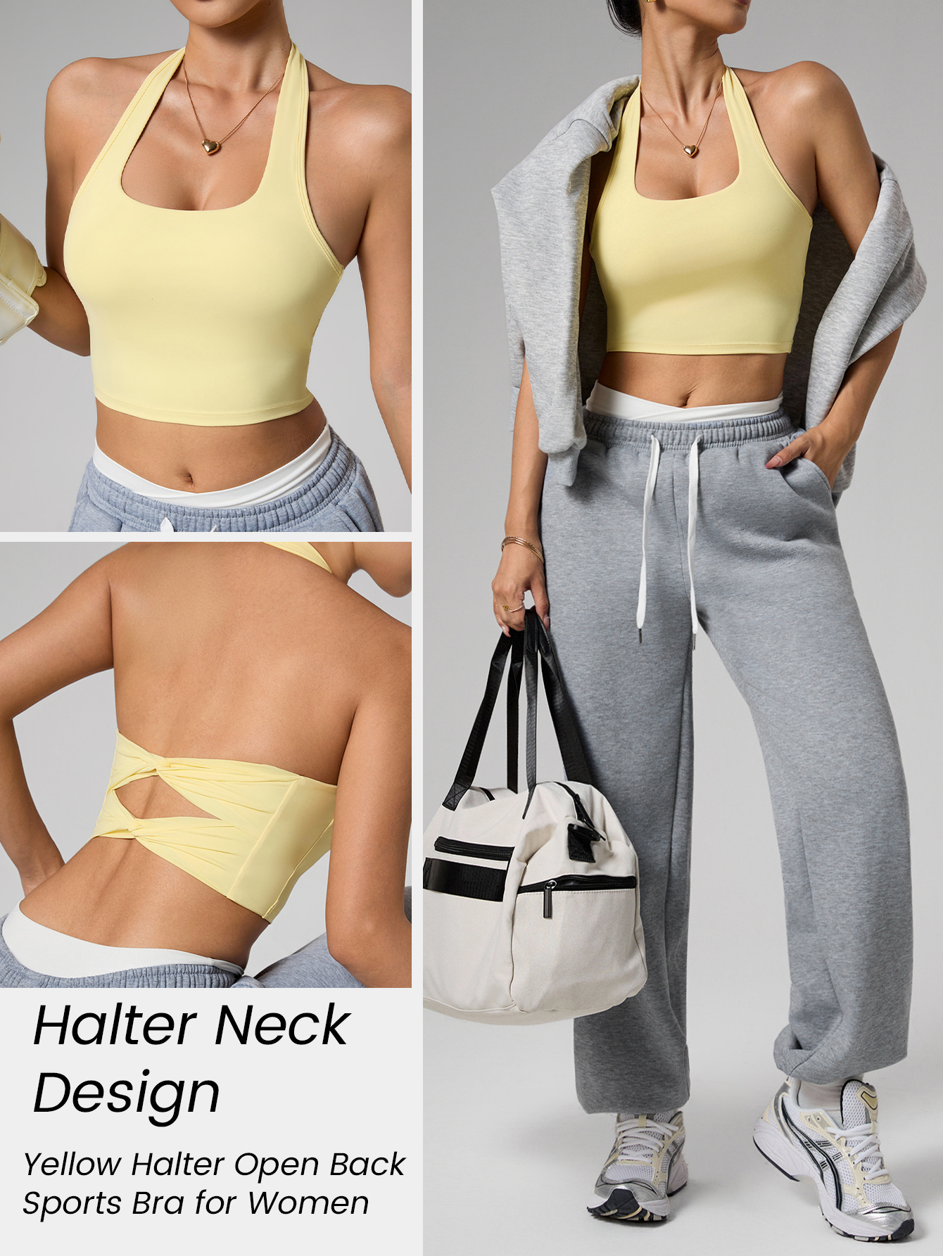 Women's Double Bowknot Halter  - огляд і ціна Suspender Tank Top