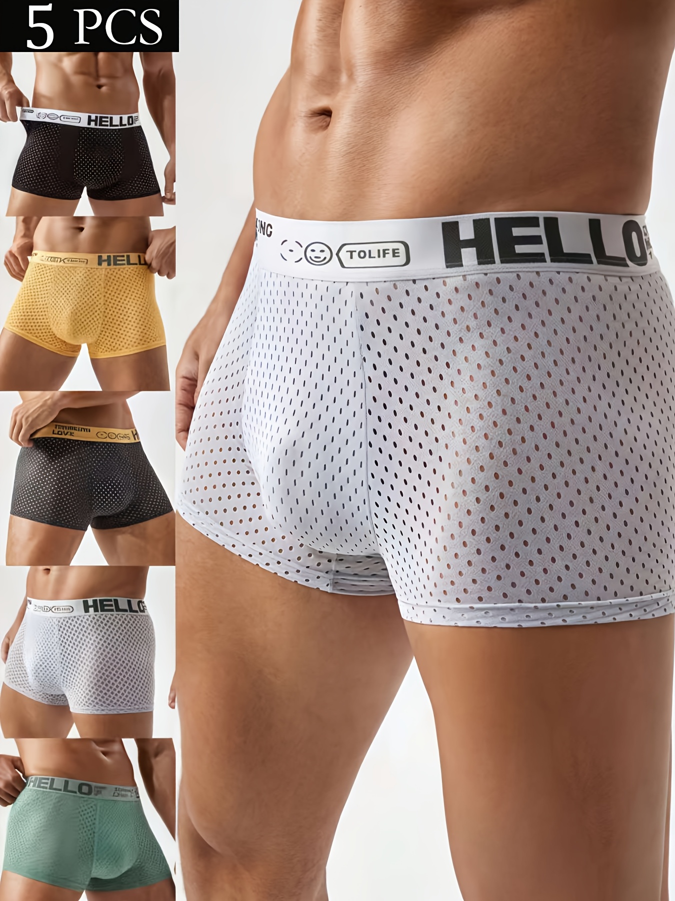 Men's Boxers Satin Ice Silky U - огляд і ціна Pouch Boxer Pouch