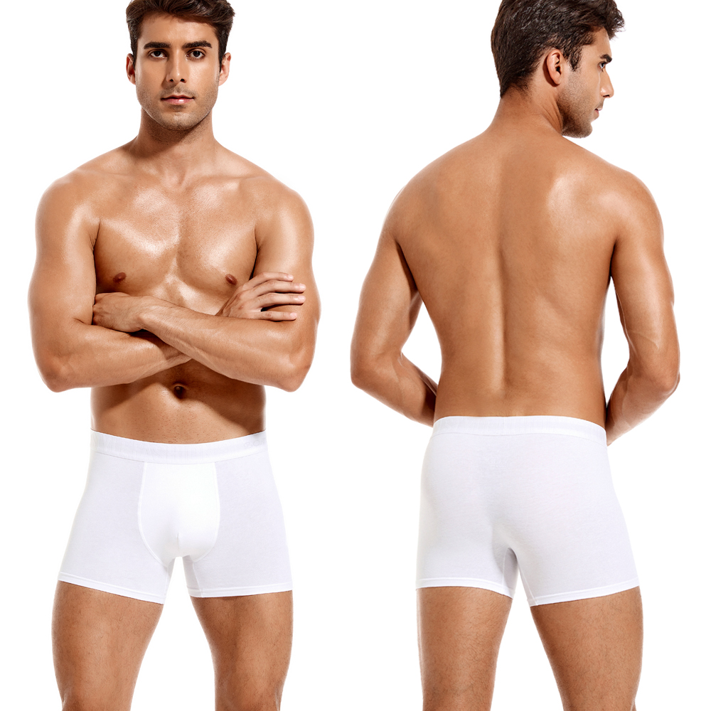 6Pcs White Boxers Man Sexy Und - огляд і ціна Boxer Brief Pack Cotton