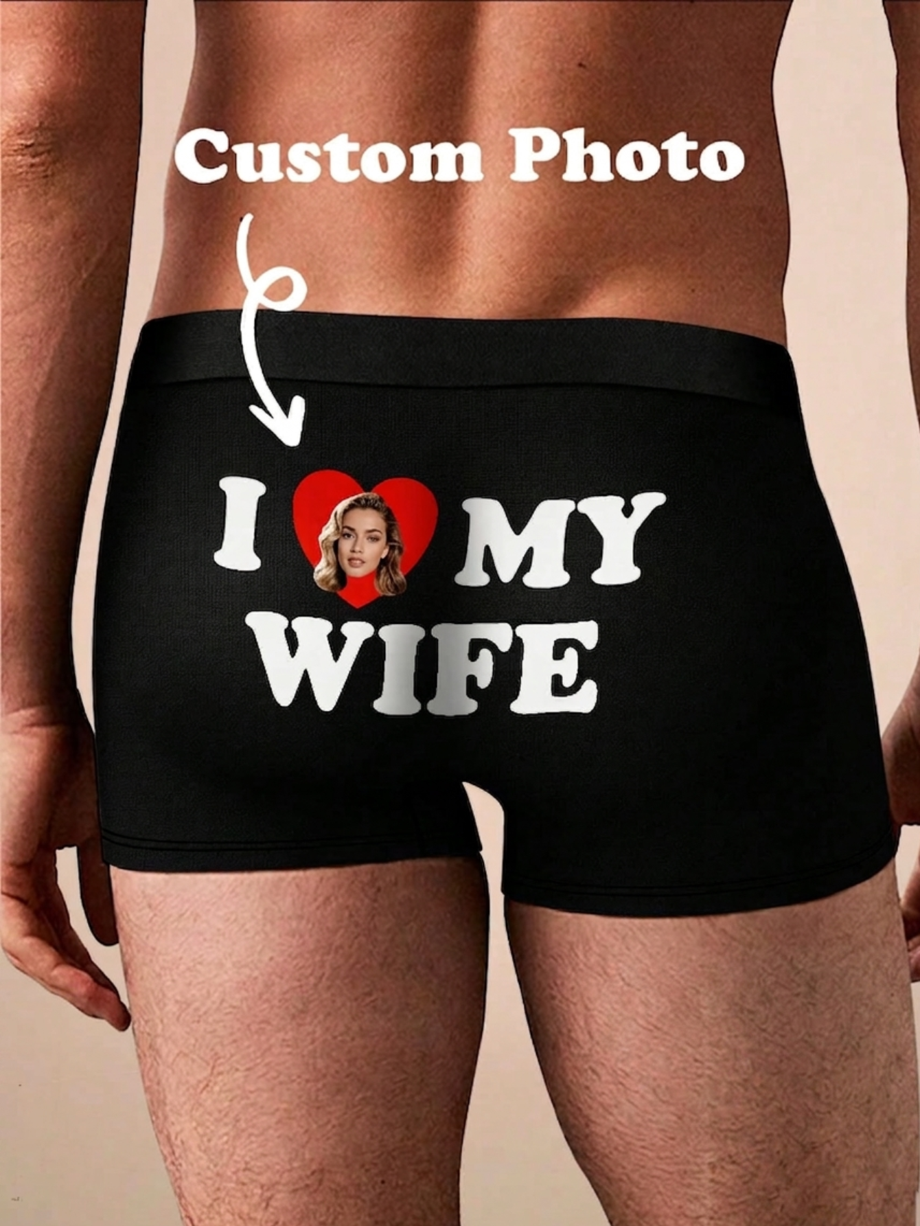 Custom Photo Boxers for Men Pe - огляд і ціна Boxer Brief Pack Cotton