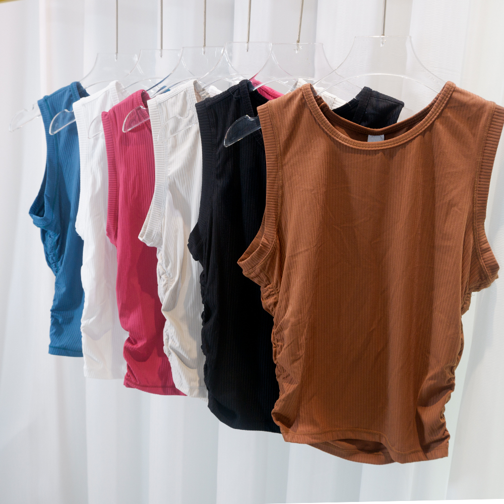 Summer Yoga Wear Ribbed Tank T - огляд і ціна Tank Top Ribbed